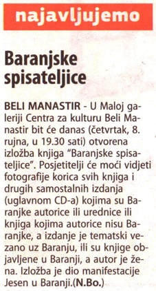 Glas Slavonije, 8. IX. 2011.